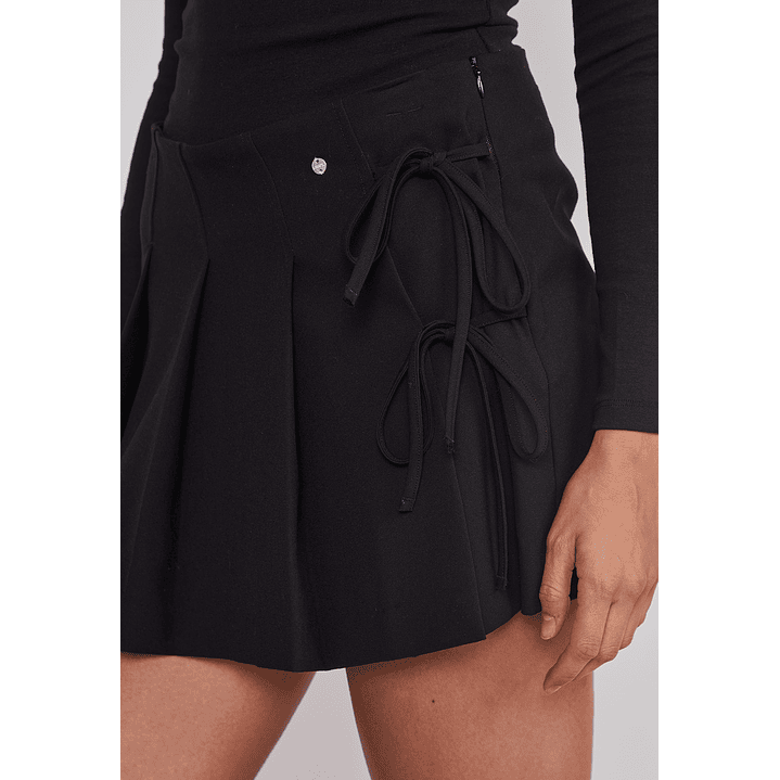 Falda Mujer Tailoring Tazos Negro Sioux 3