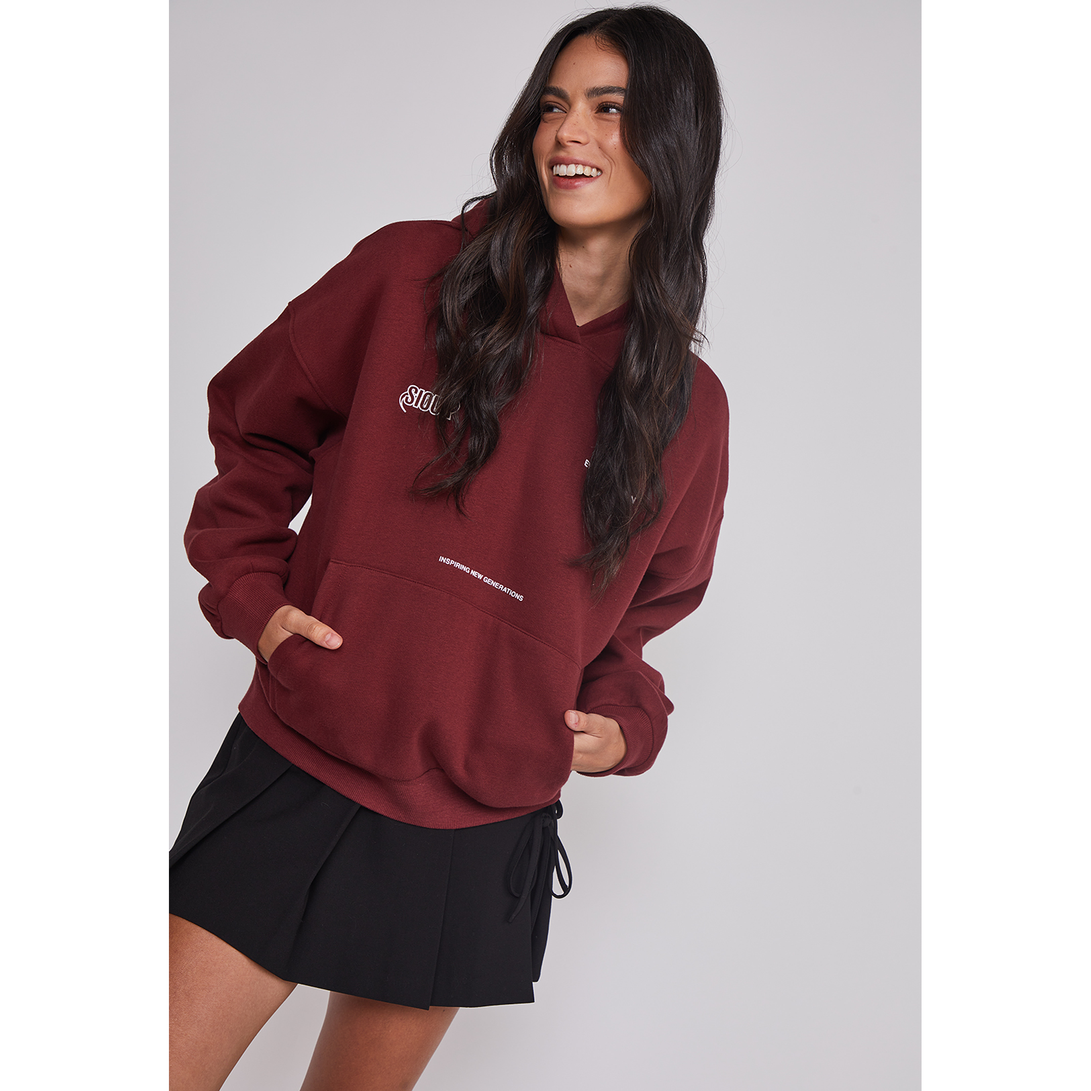 Falda Mujer Tailoring Tazos Negro Sioux 4