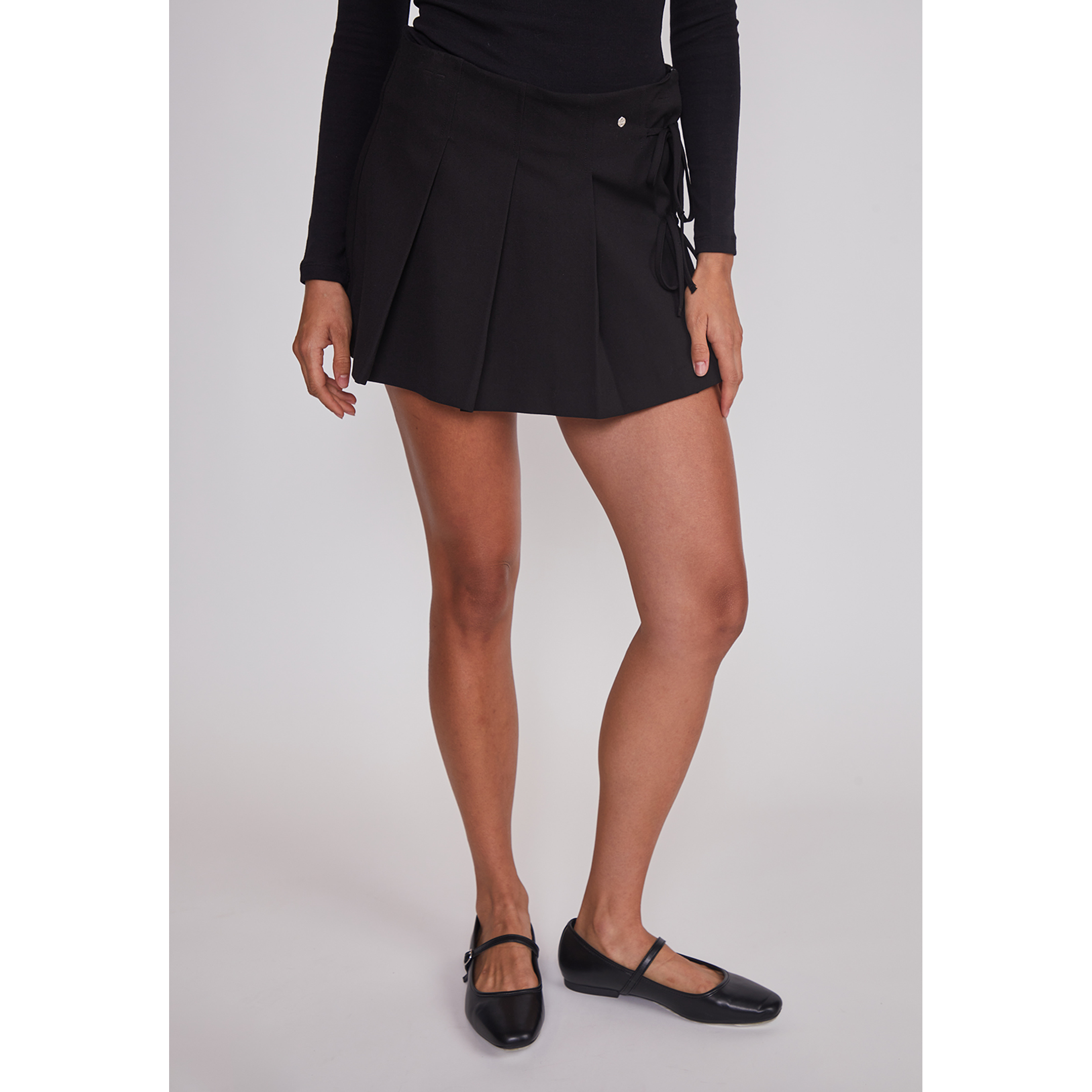 Falda Mujer Tailoring Tazos Negro Sioux 1