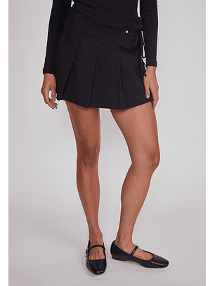 Falda Mujer Tailoring Tazos Negro Sioux