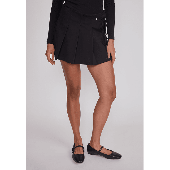 Falda Mujer Tailoring Tazos Negro Sioux 1