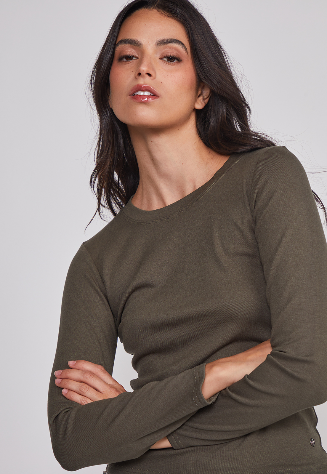 Camiseta Mujer Termica Verde Sioux 4