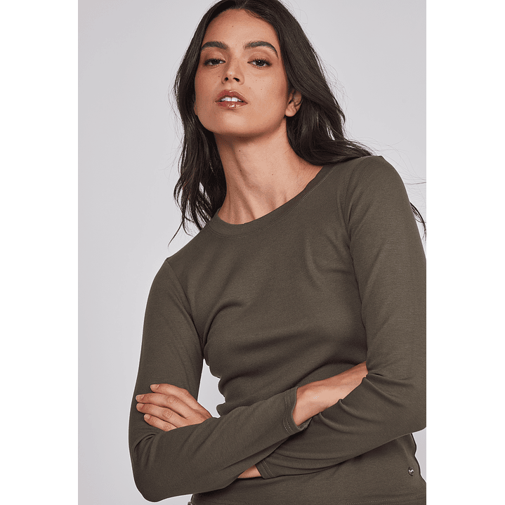 Camiseta Mujer Termica Verde Sioux 4