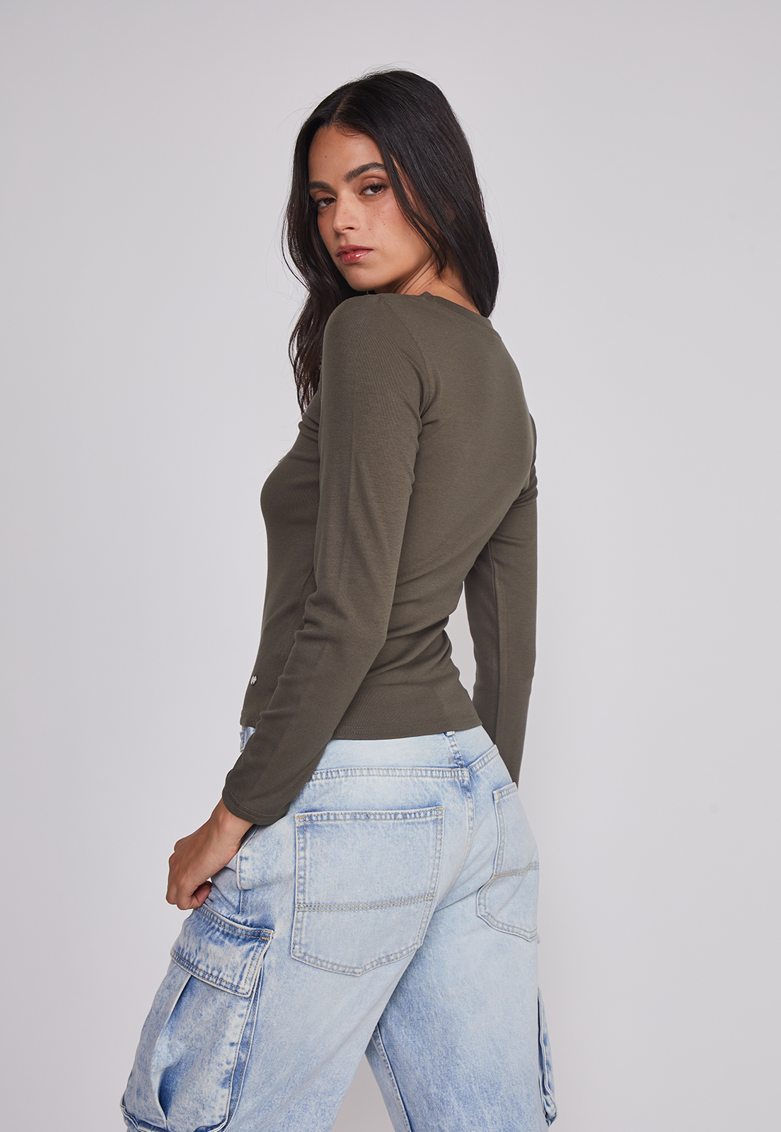 Camiseta Mujer Termica Verde Sioux 2