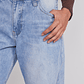 Jeans Mujer Folded Tiro Alto Celeste Sioux - Miniatura 6