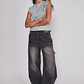 Jeans Mujer Balloon Carpenter Negro Sioux - Miniatura 4