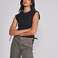 Polera Mujer Ajustador Costados Negro Sioux - Miniatura 2