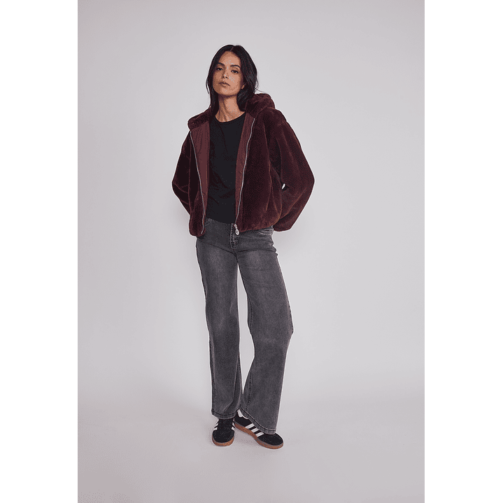 Jeans Mujer Wide Leg Tiro Alto Negro Sioux 3