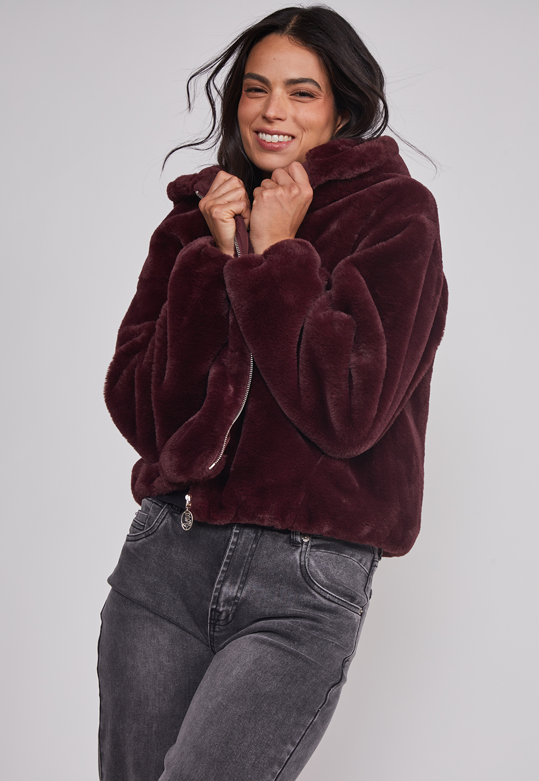 Jeans Mujer Wide Leg Tiro Alto Negro Sioux 5