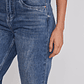 Jeans Mujer Recto Efecto Desgastado Azul Sioux - Miniatura 4