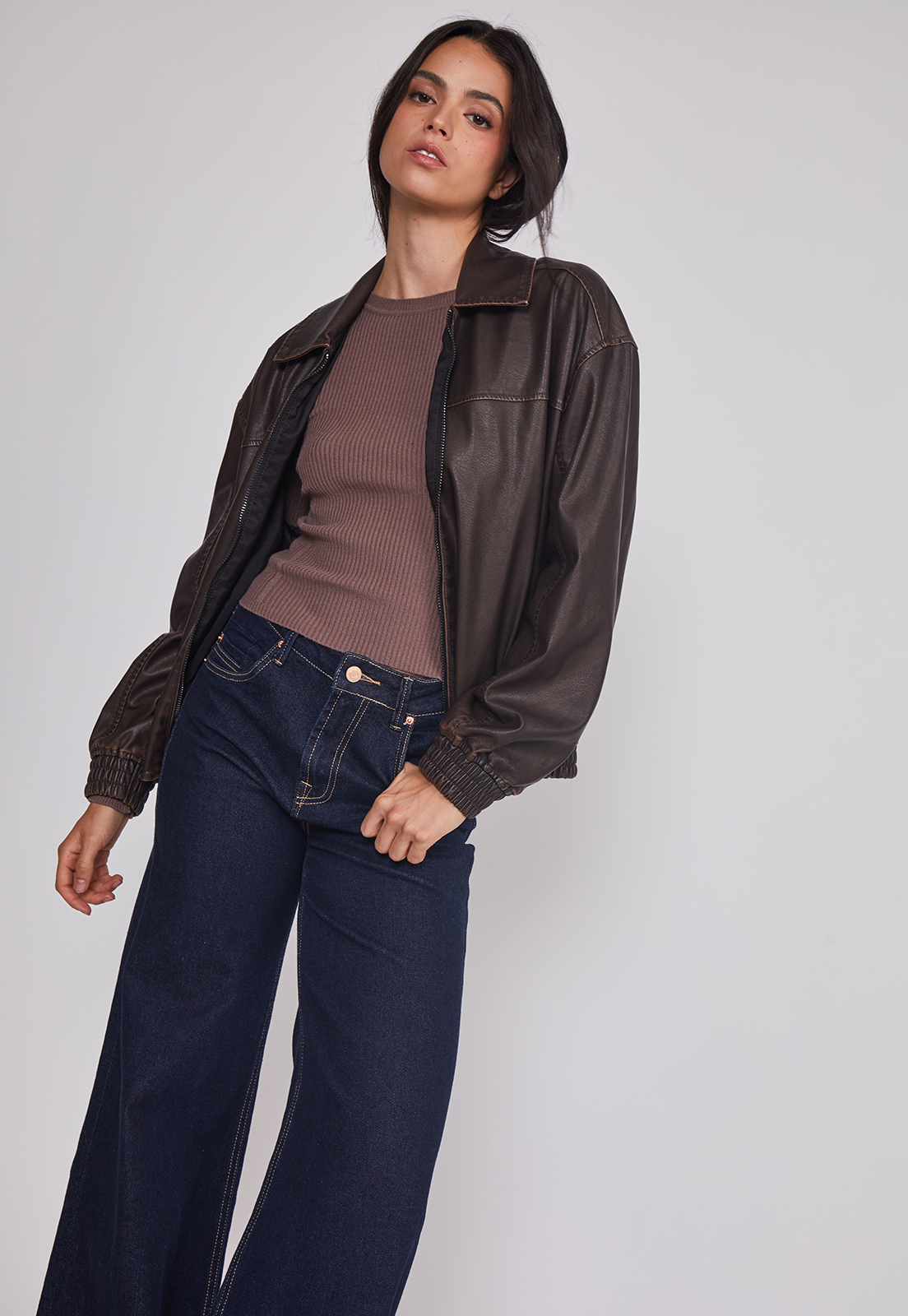 Jeans Mujer Raw Superwide Azul Sioux 3