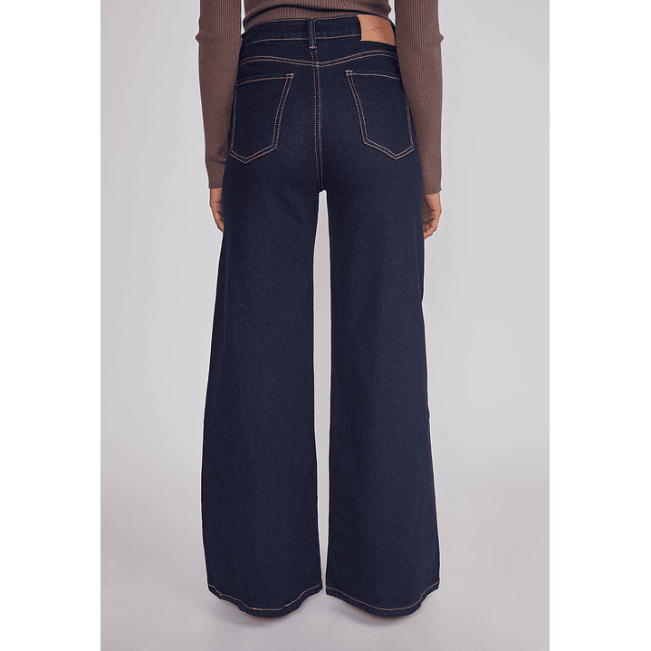 Jeans Mujer Raw Superwide Azul Sioux 2