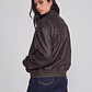 Chaqueta Mujer Lavada Ecocuero Café Sioux - Miniatura 2