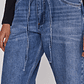 Jeans Mujer Baggy Loose Azul Sioux - Miniatura 4
