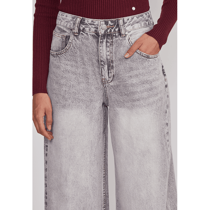 Jeans Mujer Desgastado Rep Gris Sioux 4