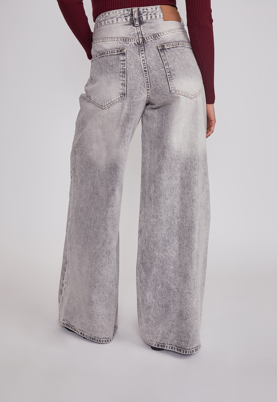 Jeans Mujer Desgastado Rep Gris Sioux 2