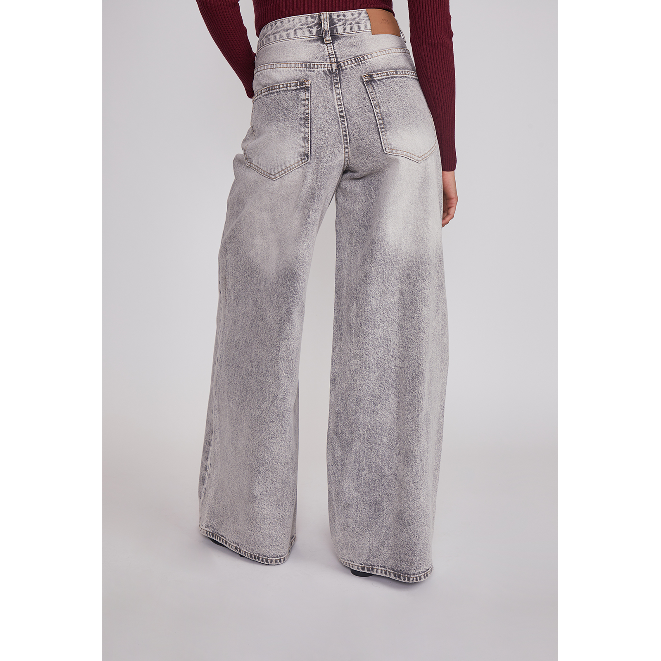 Jeans Mujer Desgastado Rep Gris Sioux 2