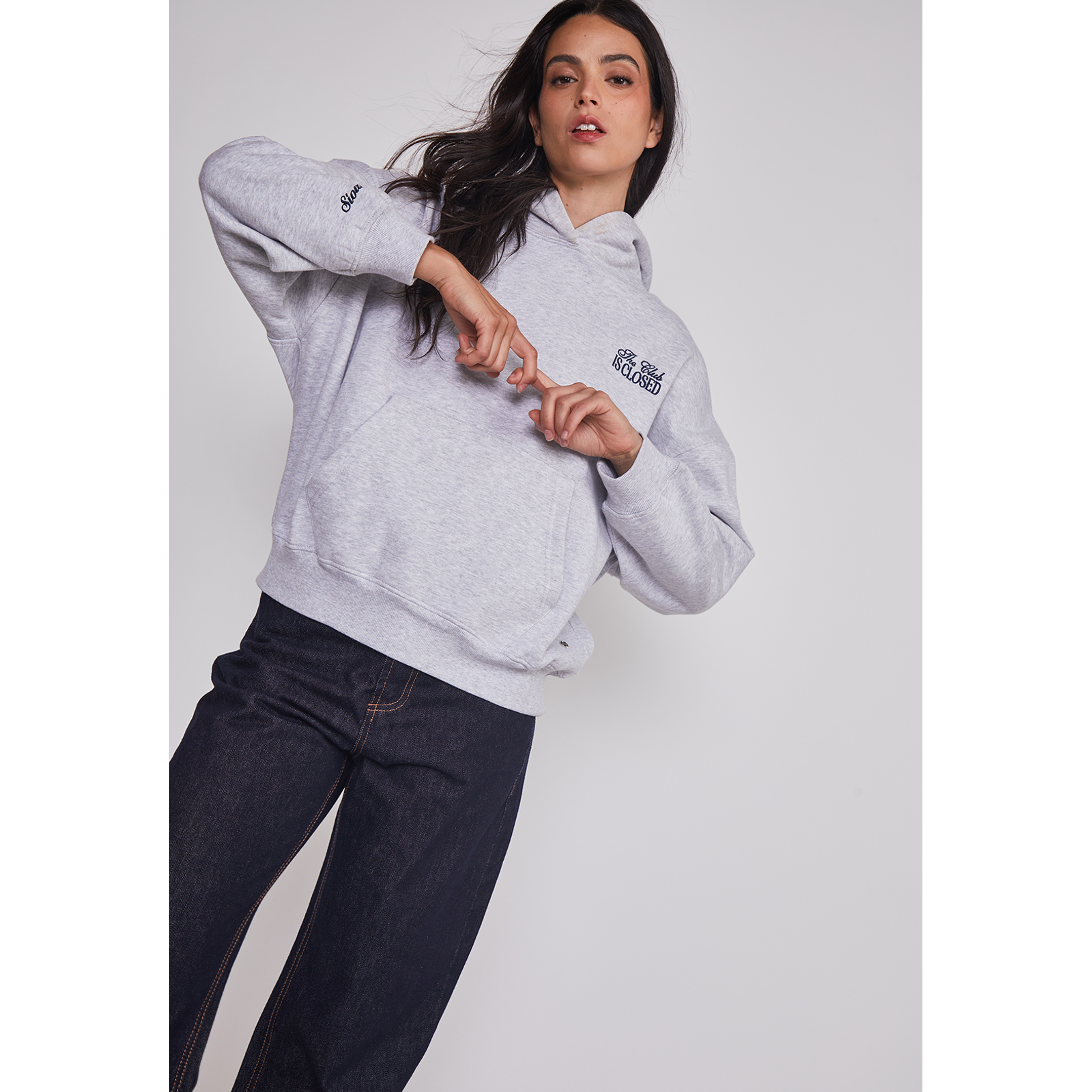 Jeans Mujer Wideleg Botones Azul Sioux 3