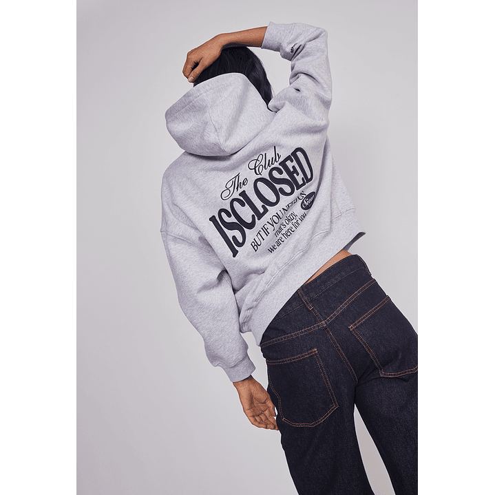 Polerón Mujer Bordado Espalda Gris Sioux 4