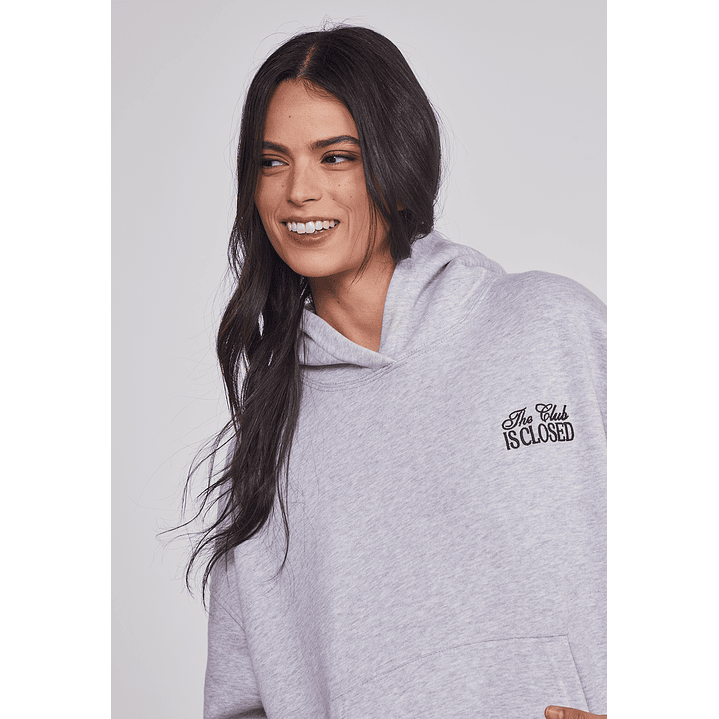 Polerón Mujer Bordado Espalda Gris Sioux 5