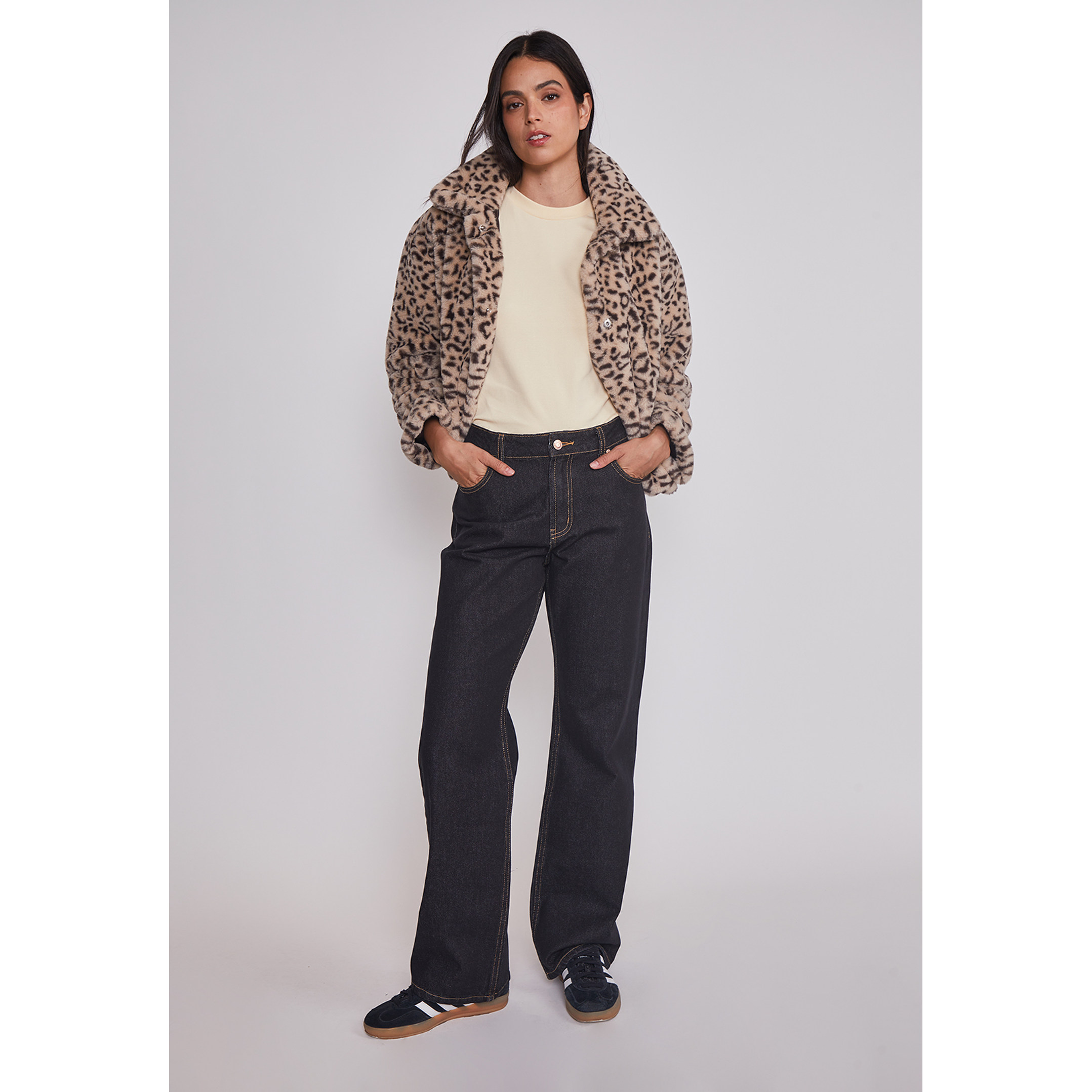 Jeans Mujer Raw Oscuro Azul Sioux 4