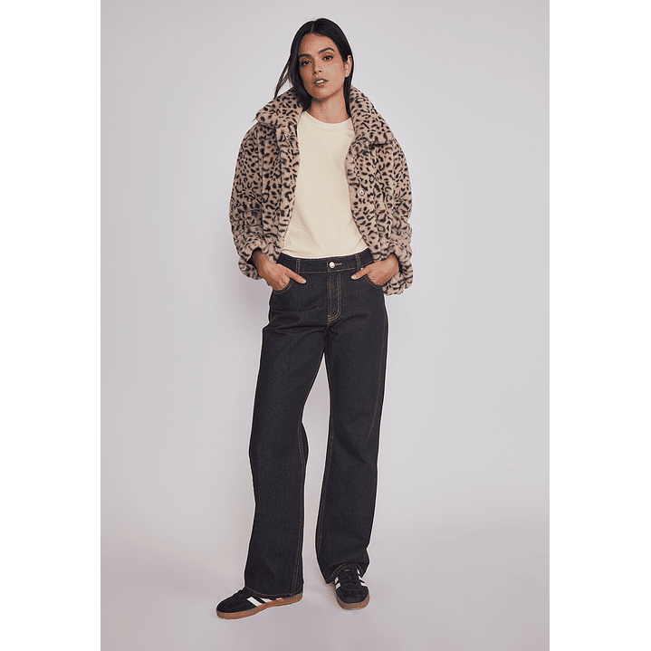 Jeans Mujer Raw Oscuro Azul Sioux 4