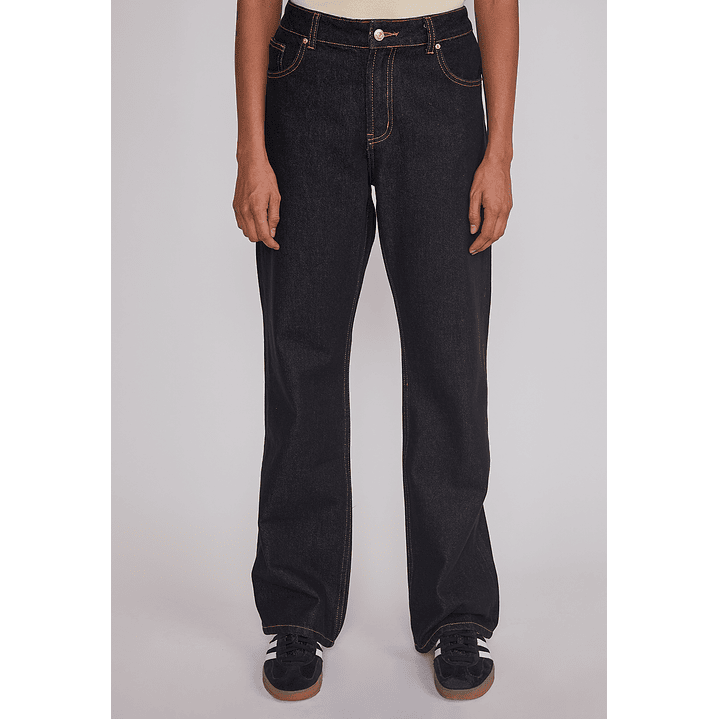 Jeans Mujer Raw Oscuro Azul Sioux 1