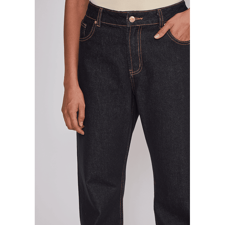 Jeans Mujer Raw Oscuro Azul Sioux 3
