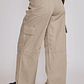 Pantalón Mujer Cargo Super Baggy Beige Sioux - Miniatura 2