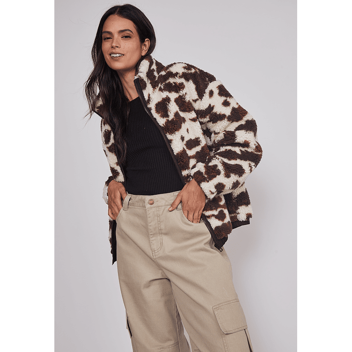 Pantalón Mujer Cargo Super Baggy Beige Sioux 3