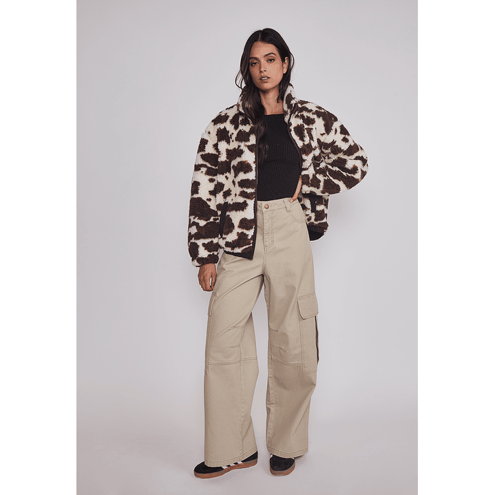 Polar Mujer Cow Print Café Sioux 4