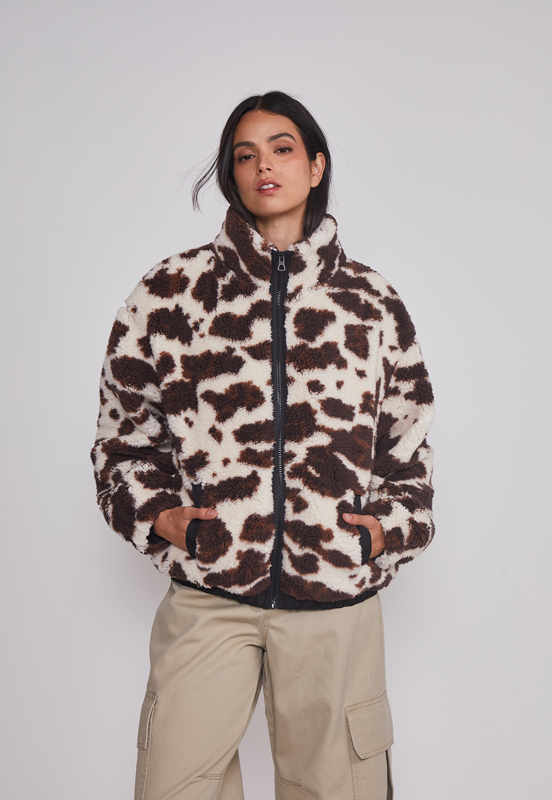 Polar Mujer Cow Print Café Sioux 1