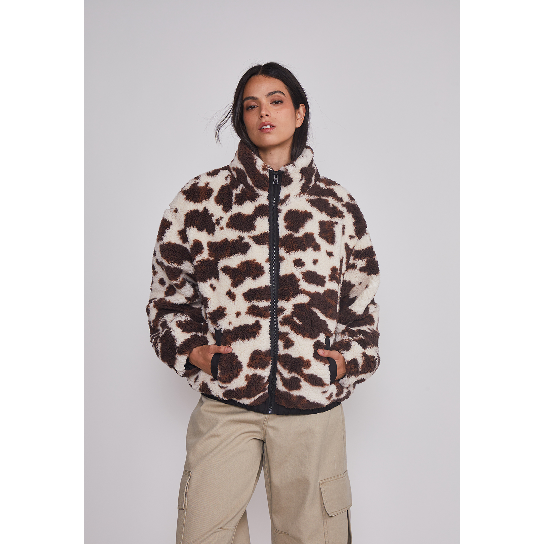 Polar Mujer Cow Print Café Sioux 1