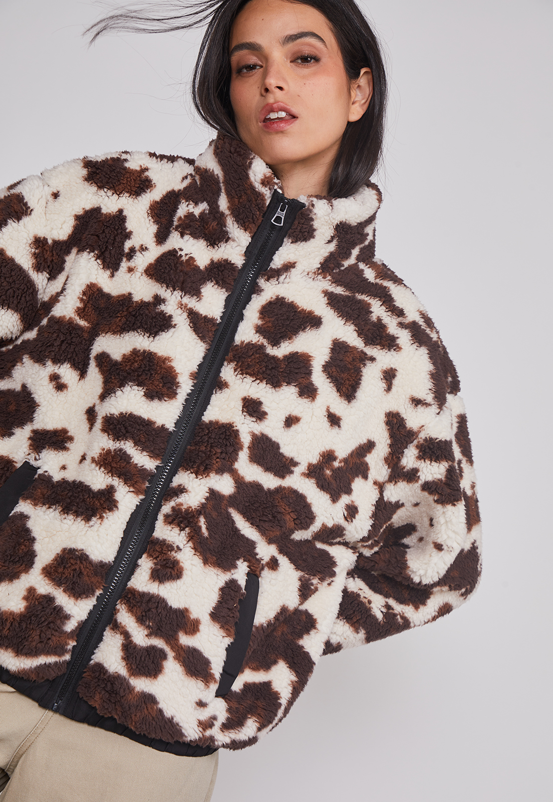 Polar Mujer Cow Print Café Sioux 5