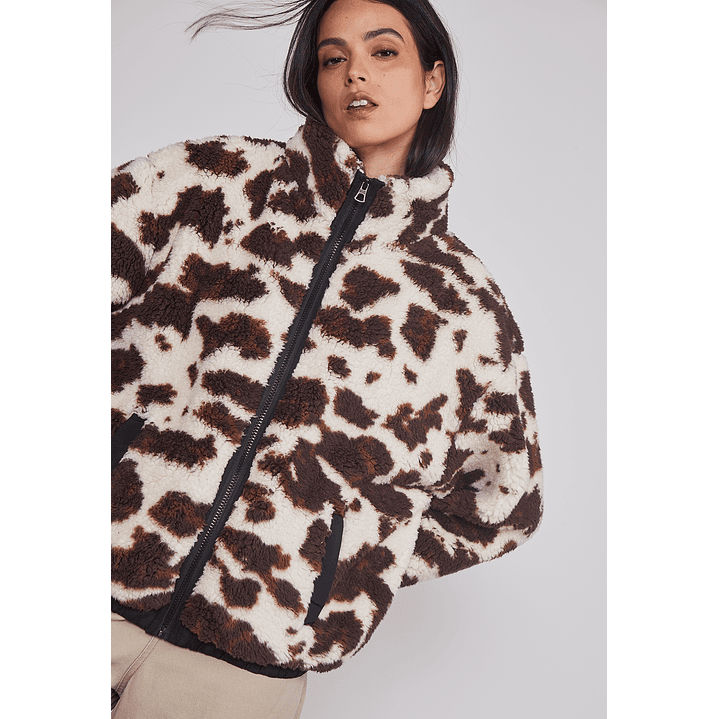 Polar Mujer Cow Print Café Sioux 5