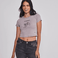 Polera Mujer Lavada Tachas Gris Sioux - Miniatura 1