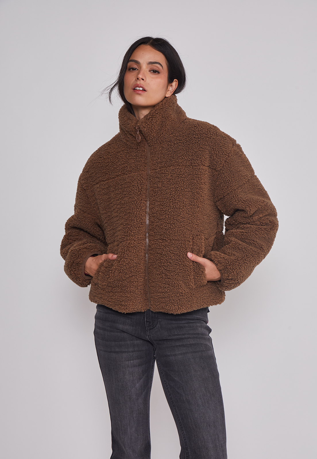 Polar Mujer Chiporro Acolchado Café Sioux 1