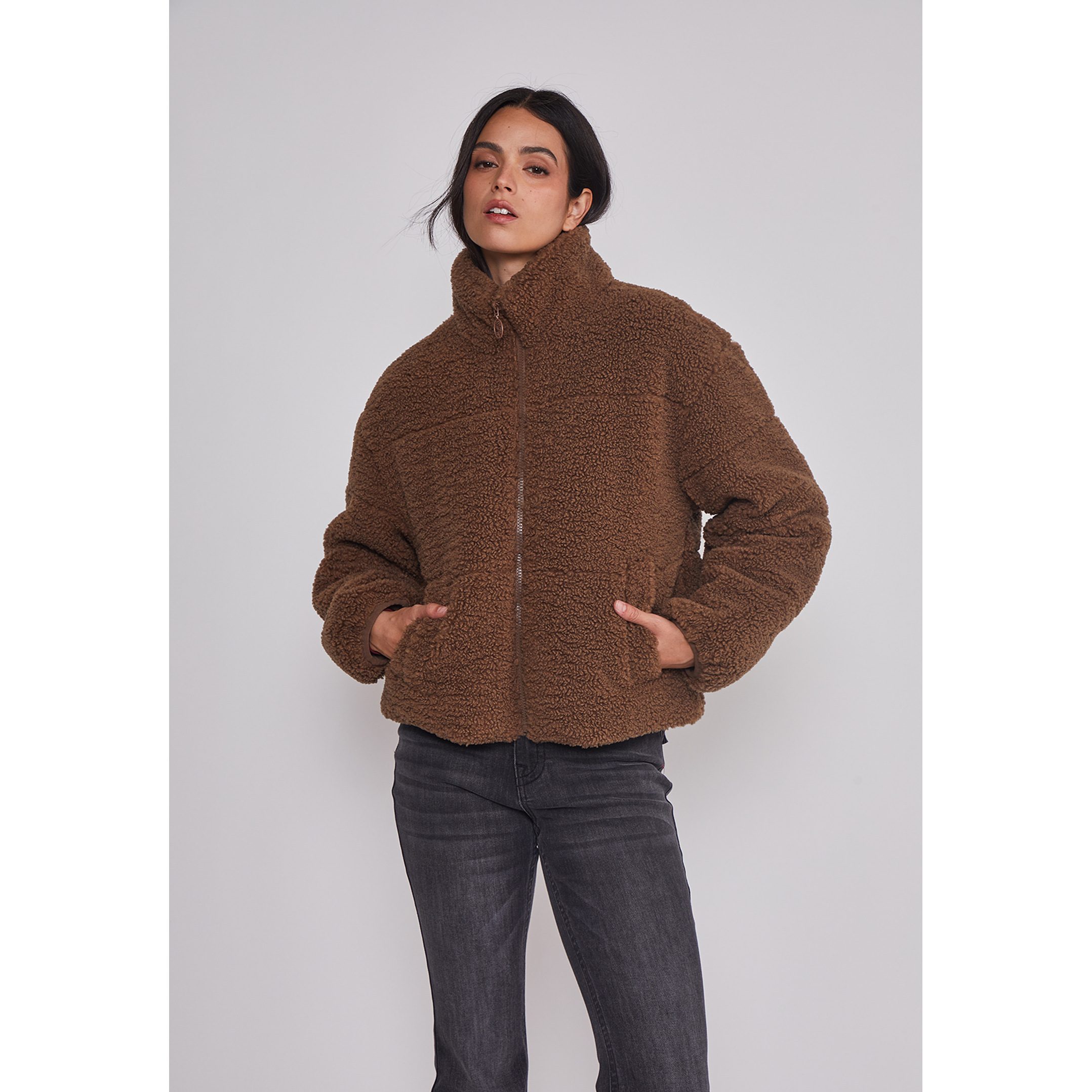 Polar Mujer Chiporro Acolchado Café Sioux 1