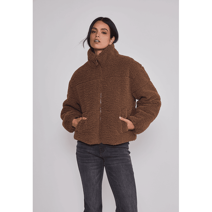 Polar Mujer Chiporro Acolchado Café Sioux 1