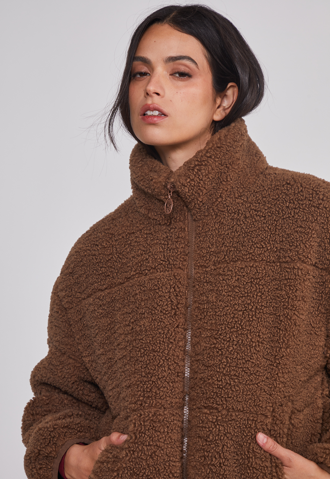 Polar Mujer Chiporro Acolchado Café Sioux 4