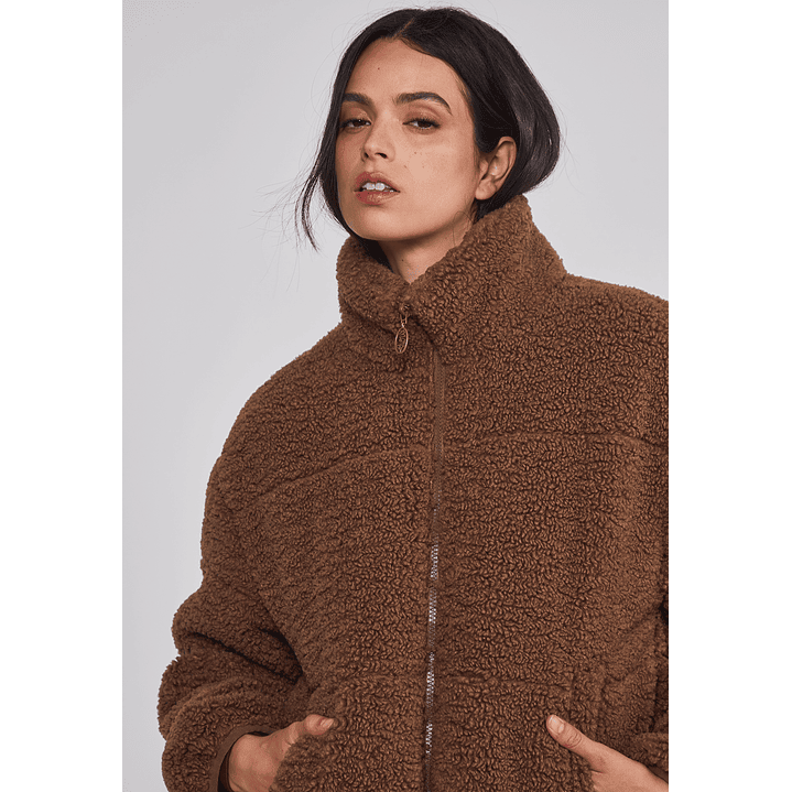 Polar Mujer Chiporro Acolchado Café Sioux 4