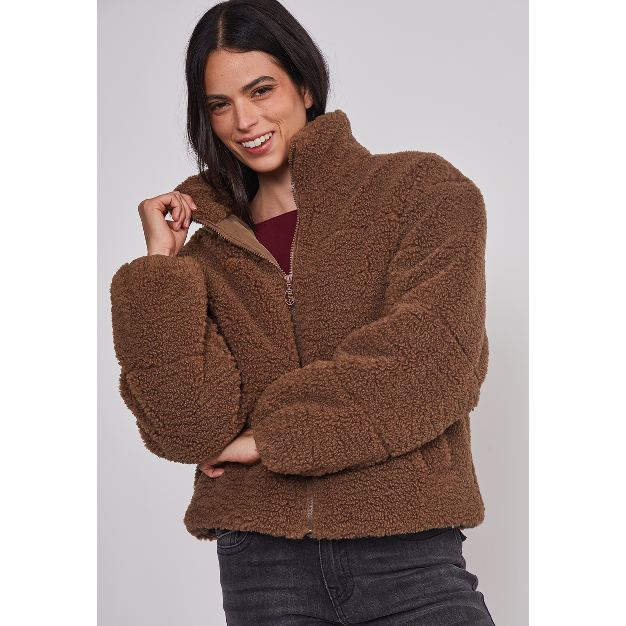 Polar Mujer Chiporro Acolchado Café Sioux 6