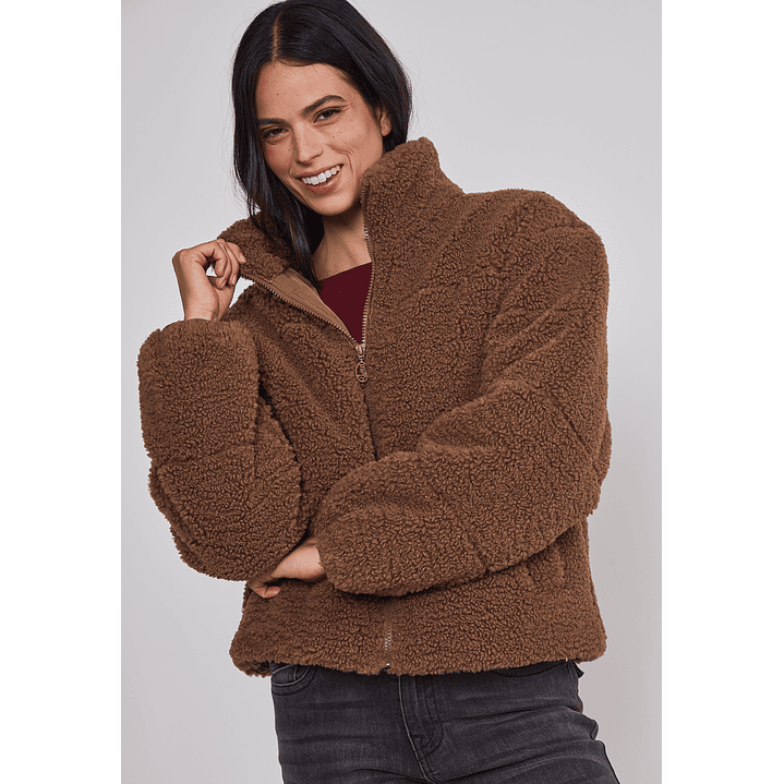 Polar Mujer Chiporro Acolchado Café Sioux 6