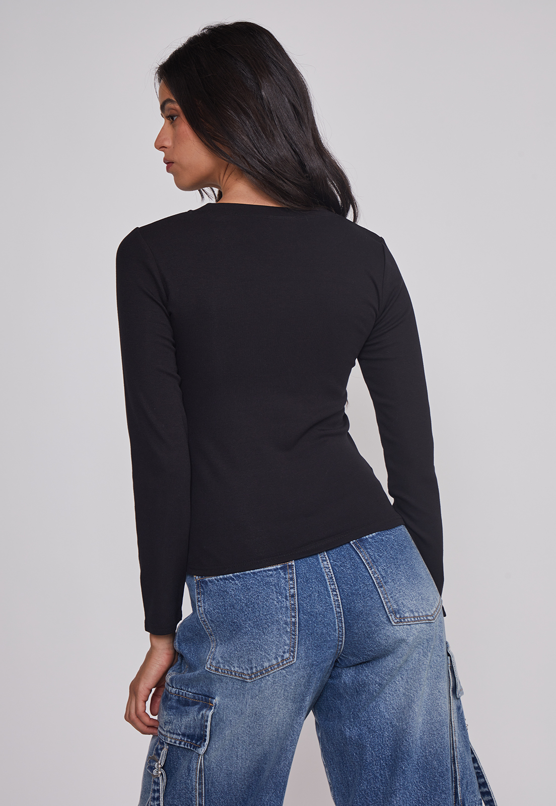 Camiseta Mujer Termica Negro Sioux 2