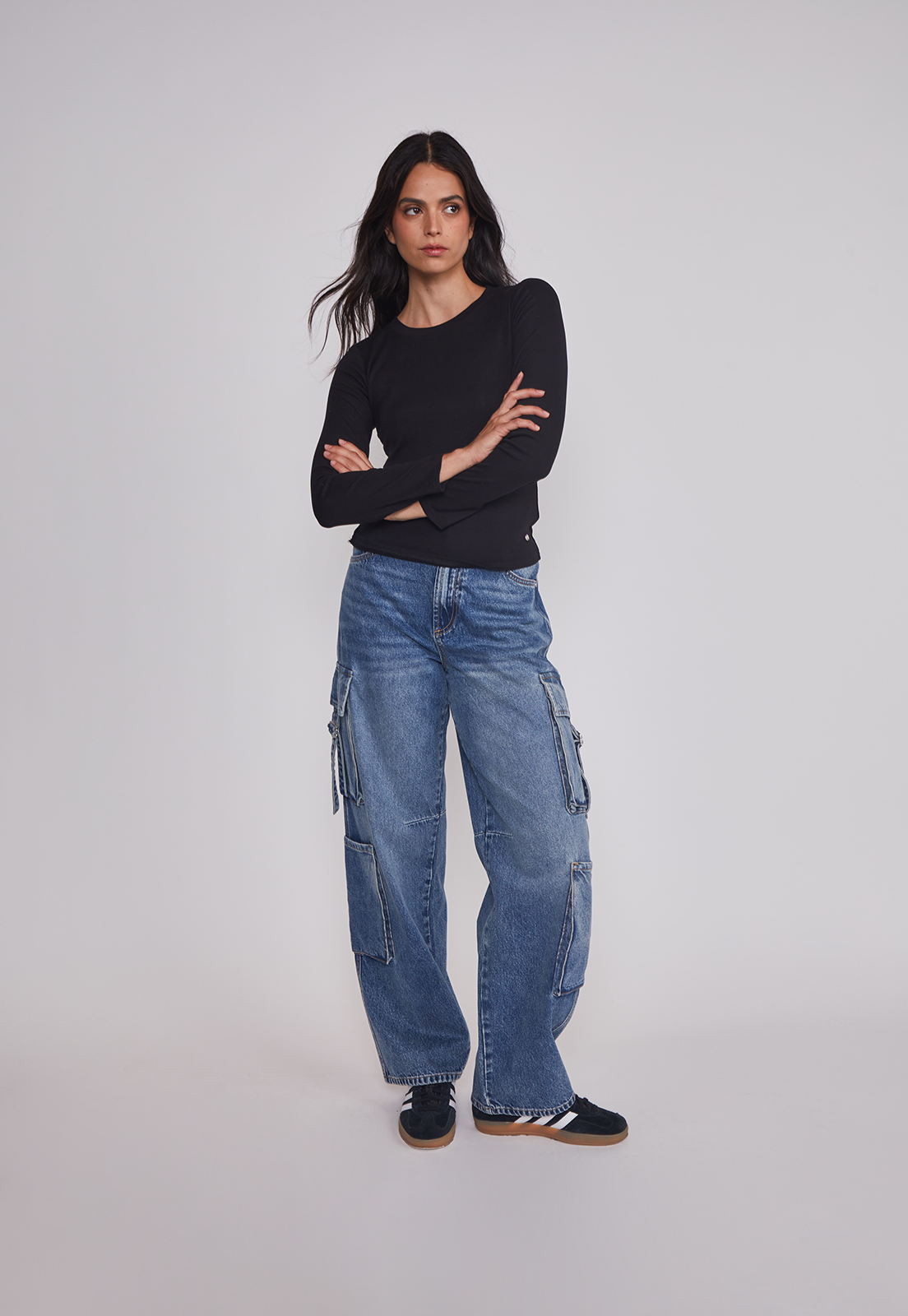 Camiseta Mujer Termica Negro Sioux 3