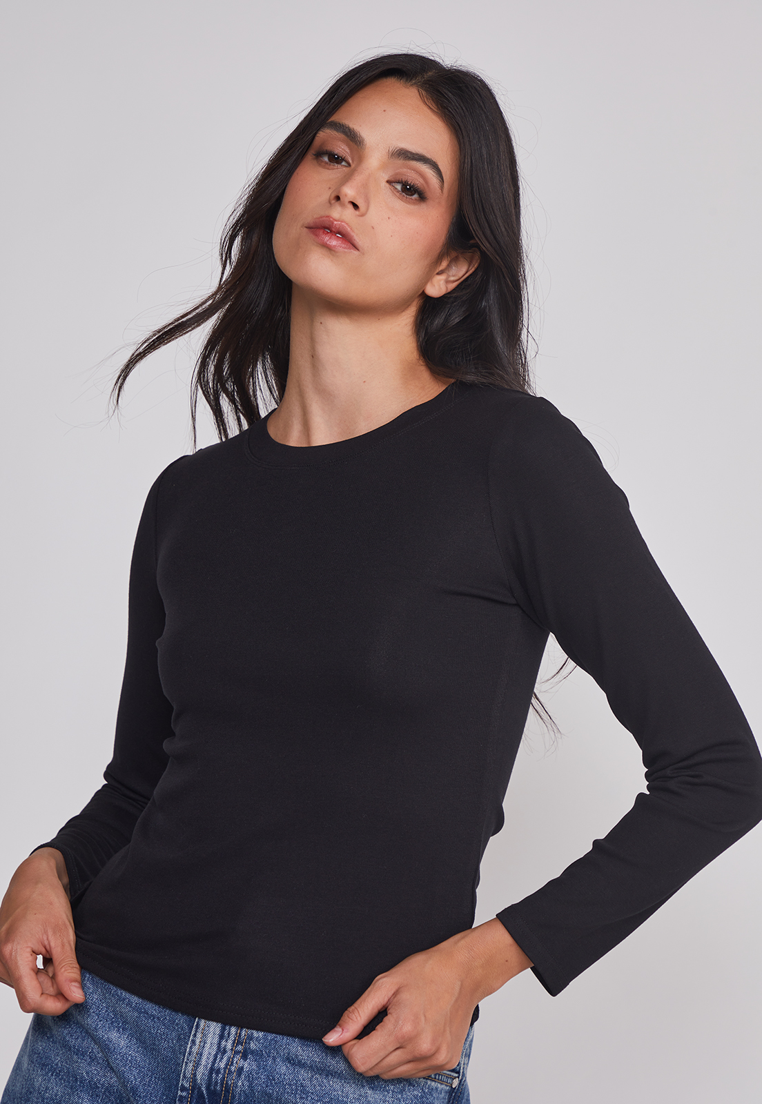 Camiseta Mujer Termica Negro Sioux 4