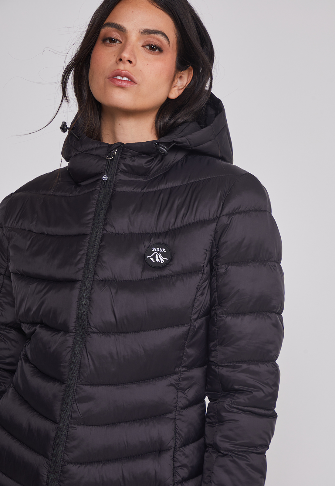 Parka Mujer Outdoor Negro Sioux 4