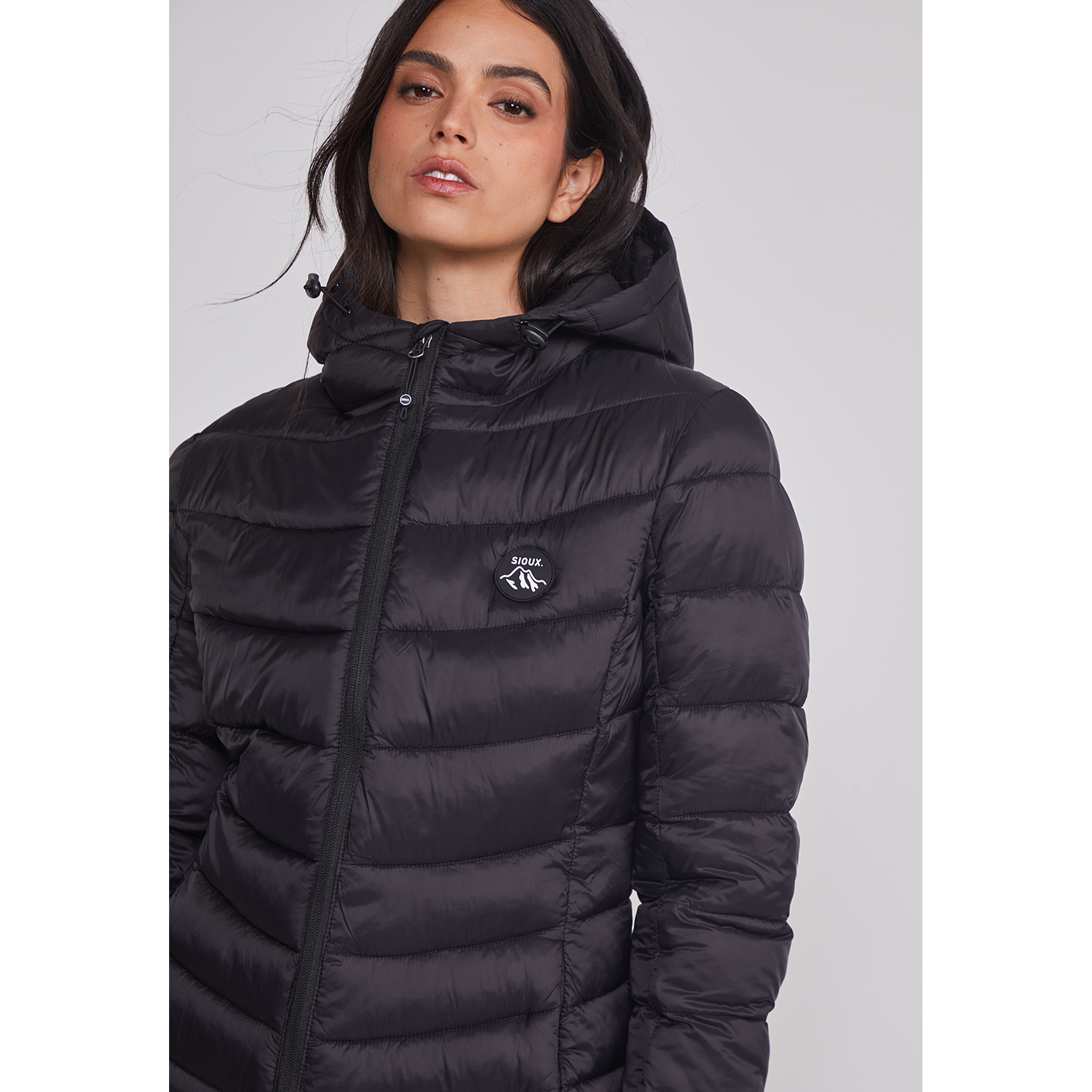 Parka Mujer Outdoor Negro Sioux 4