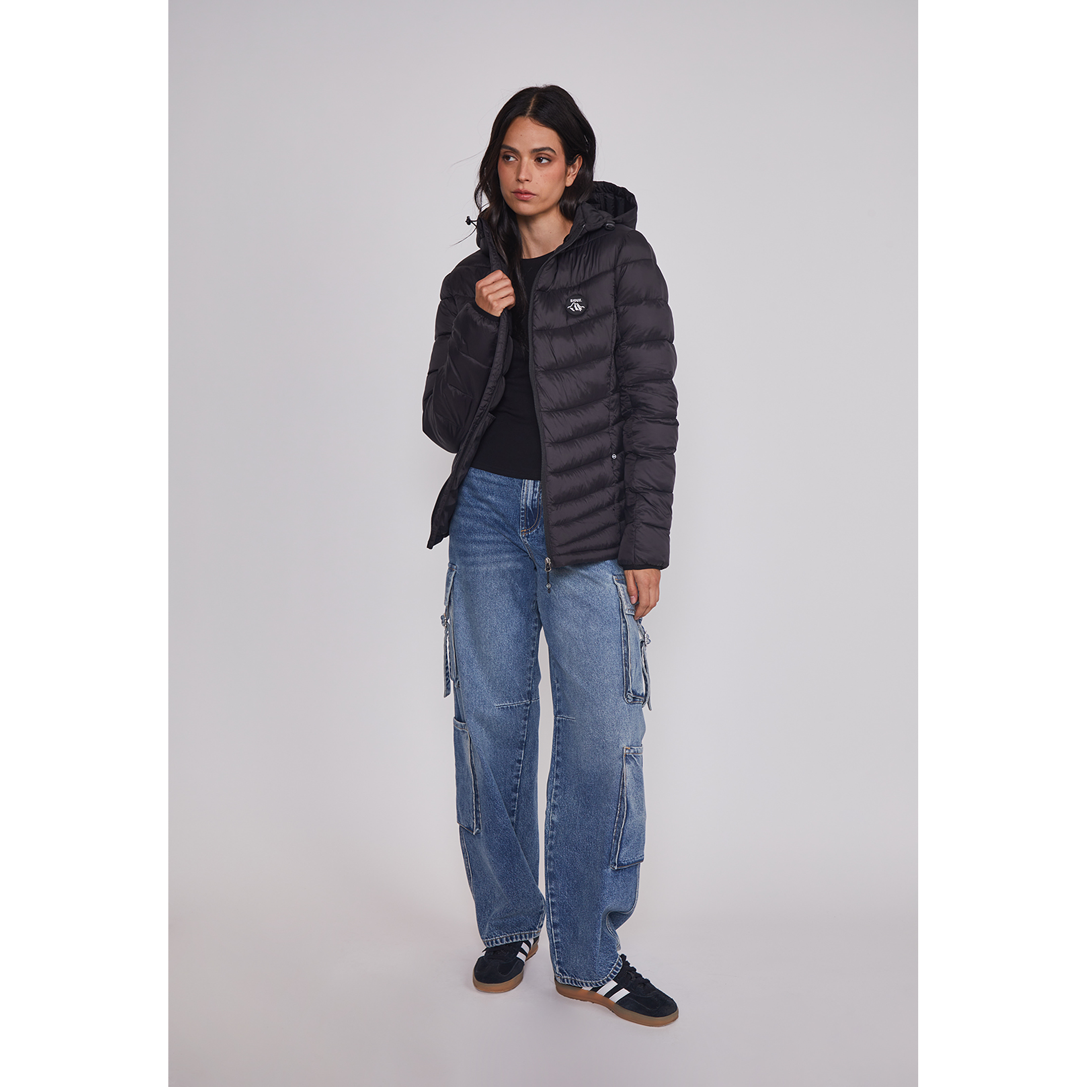Parka Mujer Outdoor Negro Sioux 3