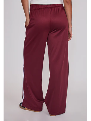Pantalón Buzo Mujer Track Pant Burdeo Sioux